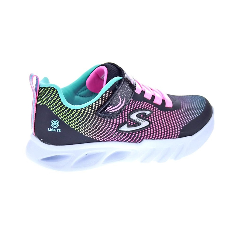 Zapatillas Skechers zapatos Niña modelo S Lights Negro 