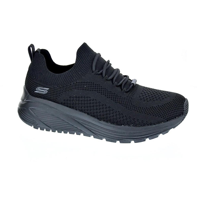 Zapatillas Skechers zapatos Mujer modelo Bobs Sparrow Negro 