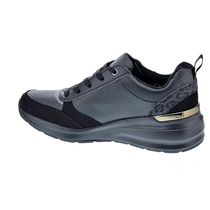 Zapatillas Skechers zapatos Mujer modelo Billion Negro 