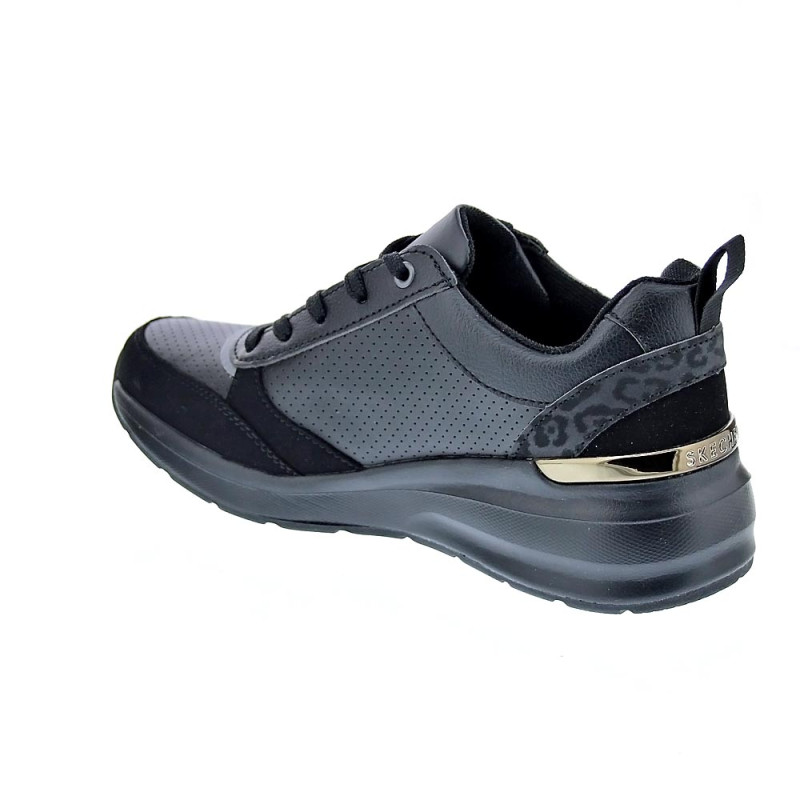 Zapatillas Skechers zapatos Mujer modelo Billion Negro 