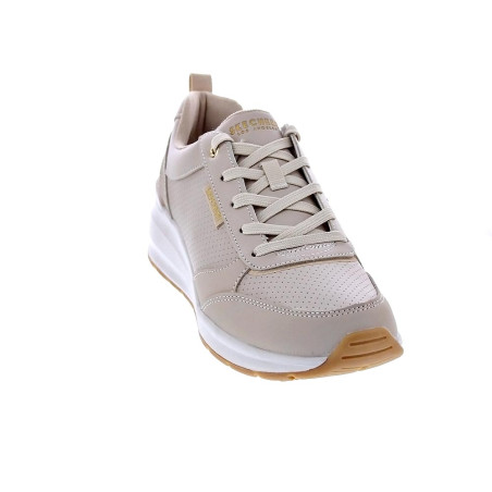 Zapatillas Skechers zapatos Mujer modelo Billion Beige Cordón