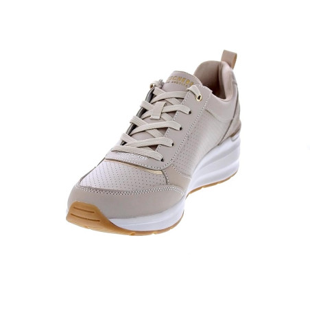 Zapatillas Skechers zapatos Mujer modelo Billion Beige Cordón