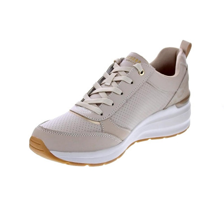 Zapatillas Skechers zapatos Mujer modelo Billion Beige Cordón