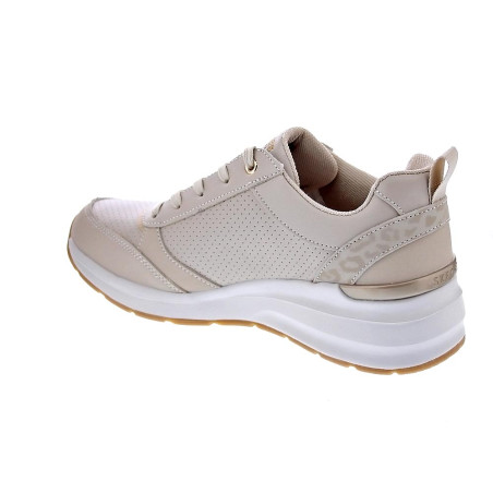 Zapatillas Skechers zapatos Mujer modelo Billion Beige Cordón
