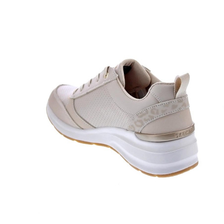 Zapatillas Skechers zapatos Mujer modelo Billion Beige Cordón