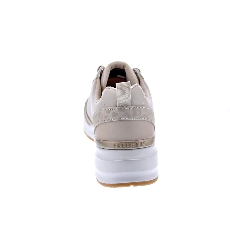Zapatillas Skechers zapatos Mujer modelo Billion Beige Cordón