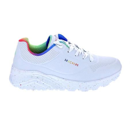 Zapatillas Skechers zapatos Niño modelo Uno Lite Blanco 
