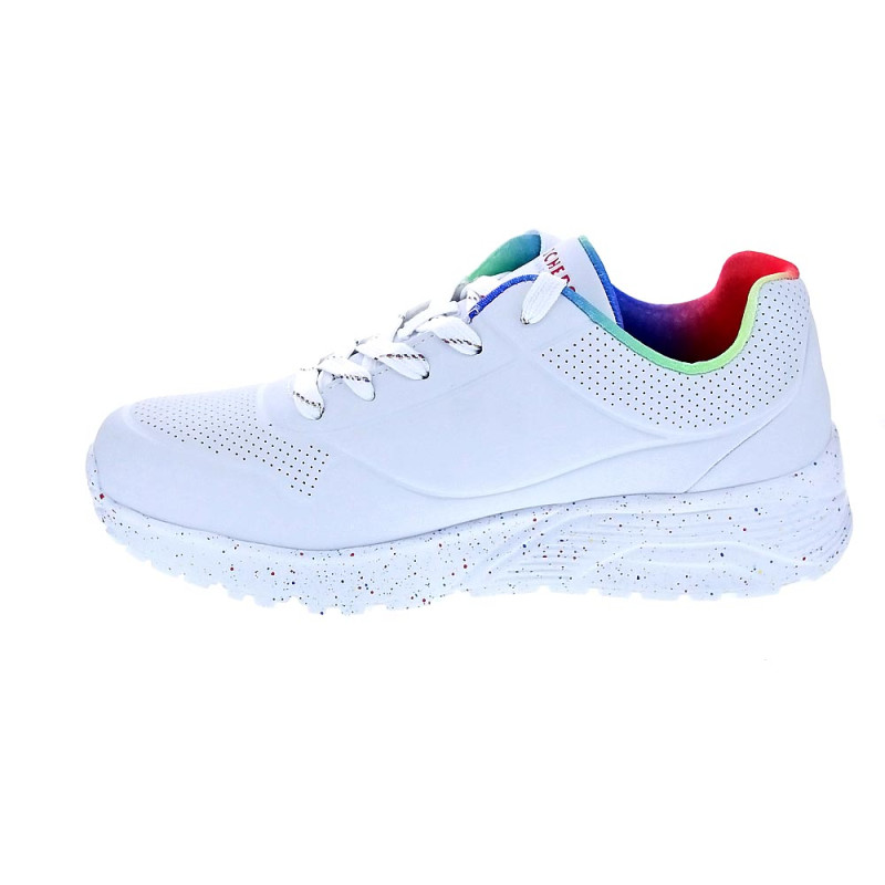 Zapatillas Skechers zapatos Niño modelo Uno Lite Blanco 