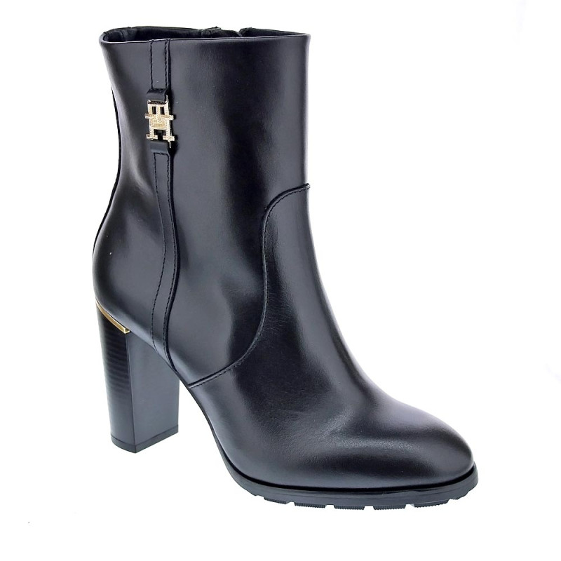Botines Tommy Hilfiger zapatos Mujer modelo Bootie Negro 