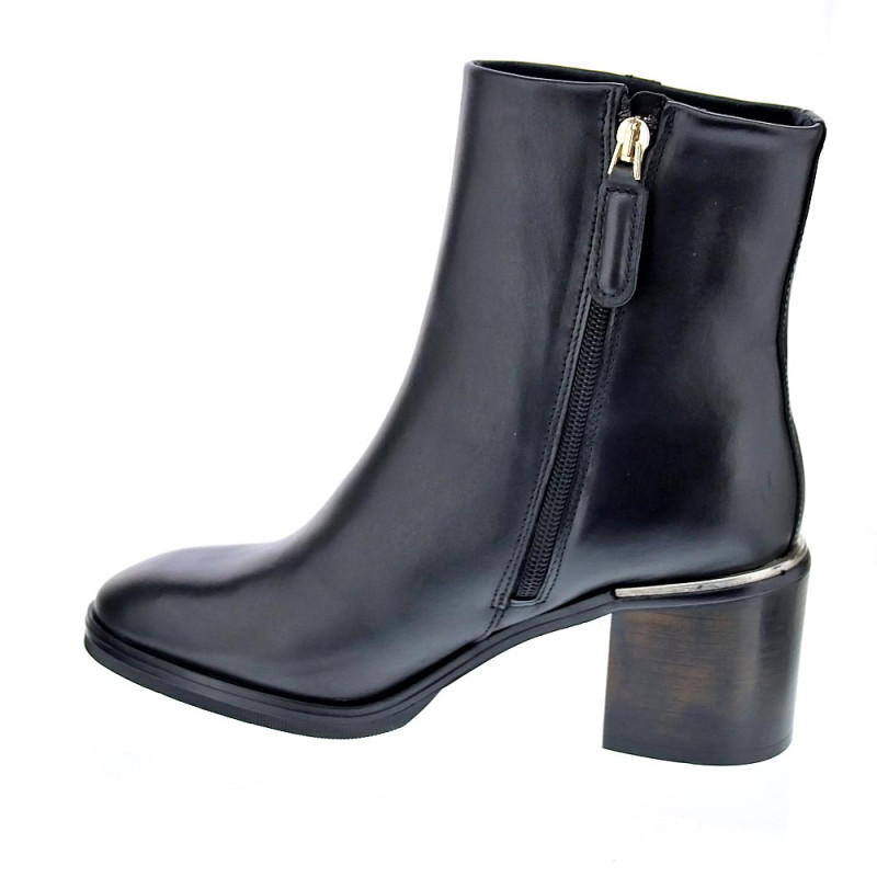 Botines Tommy Hilfiger zapatos Mujer modelo Bootie low Negro 