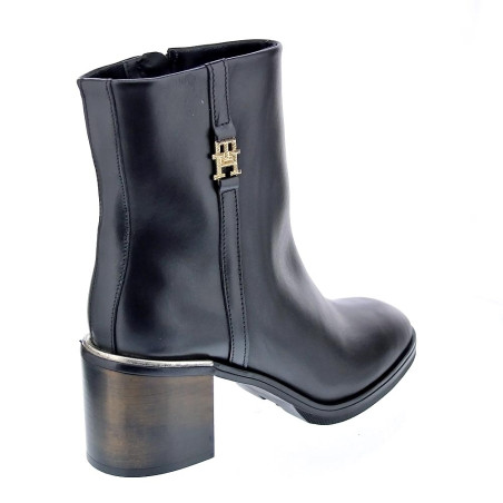 Botines Tommy Hilfiger zapatos Mujer modelo Bootie low Negro 