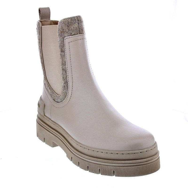 Botines Tommy Hilfiger zapatos Mujer modelo Chelsea Bootie Beige 