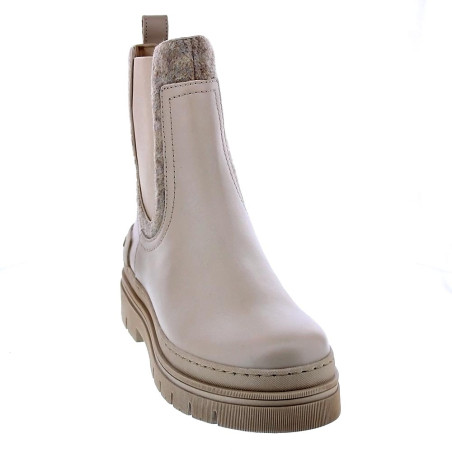 Botines Tommy Hilfiger zapatos Mujer modelo Chelsea Bootie Beige 
