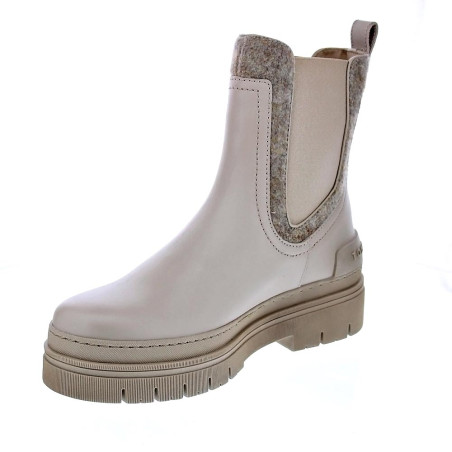 Botines Tommy Hilfiger zapatos Mujer modelo Chelsea Bootie Beige 