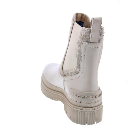 Botines Tommy Hilfiger zapatos Mujer modelo Chelsea Bootie Beige 