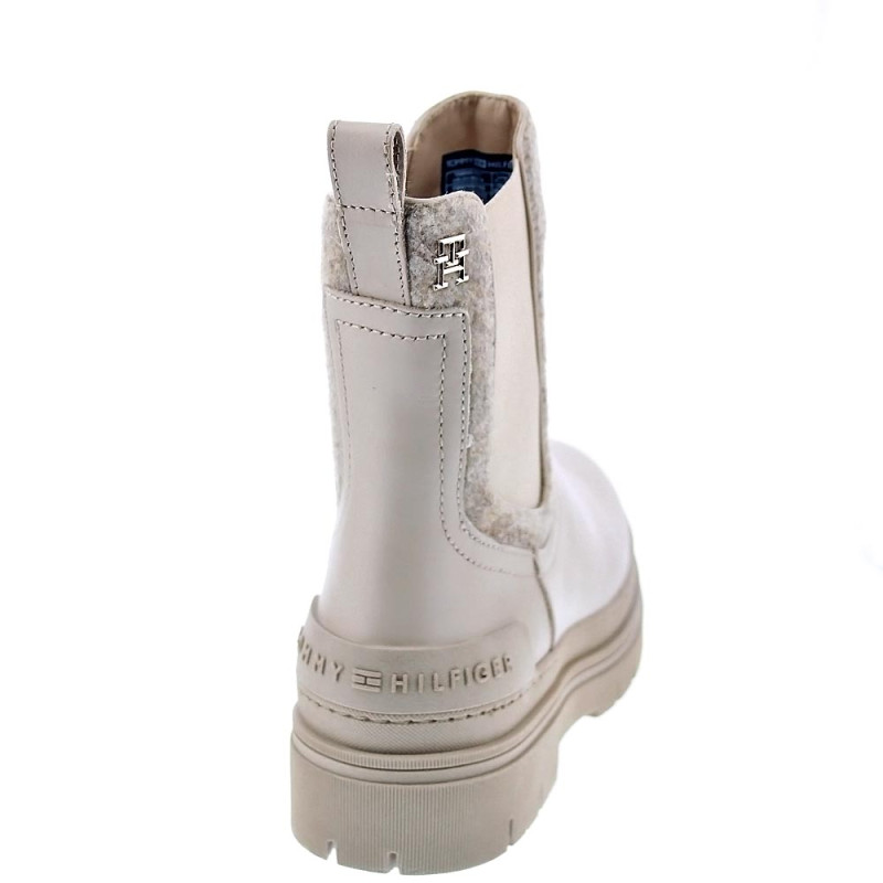 Botines Tommy Hilfiger zapatos Mujer modelo Chelsea Bootie Beige 