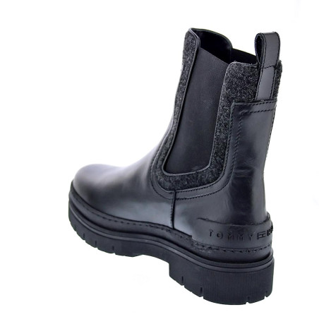 Botines Tommy Hilfiger zapatos Mujer modelo Chelsea Bootie Negro 