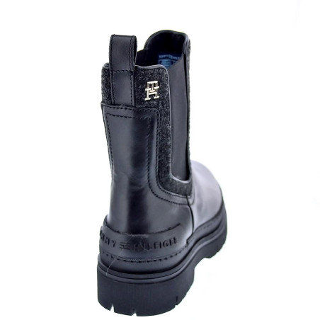 Botines Tommy Hilfiger zapatos Mujer modelo Chelsea Bootie Negro 