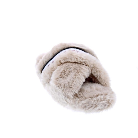 Pantuflas Tommy Hilfiger zapatos Mujer modelo Cross Strap Beige 