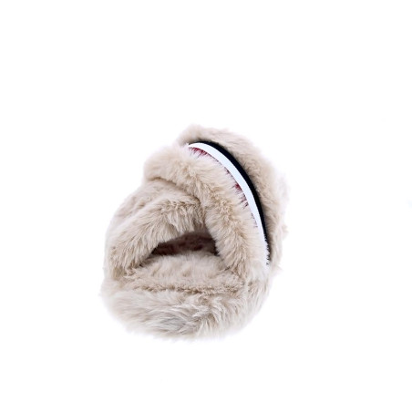 Pantuflas Tommy Hilfiger zapatos Mujer modelo Cross Strap Beige 