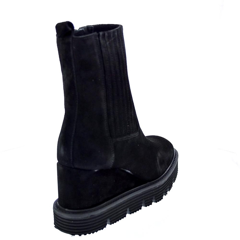 Botines Alpe zapatos Mujer modelo 27821105 Negro Cremallera