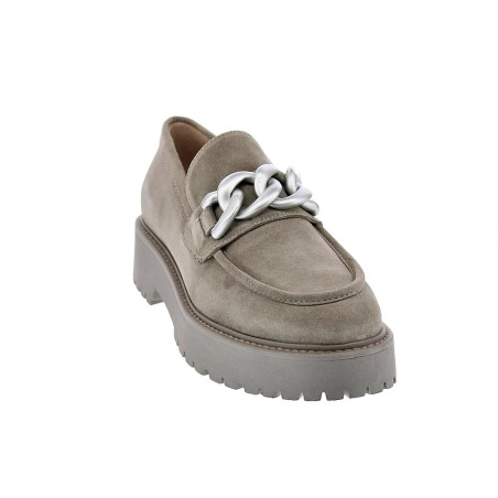 Mocasines Nero Giardini zapatos Mujer modelo I205110D Beige 