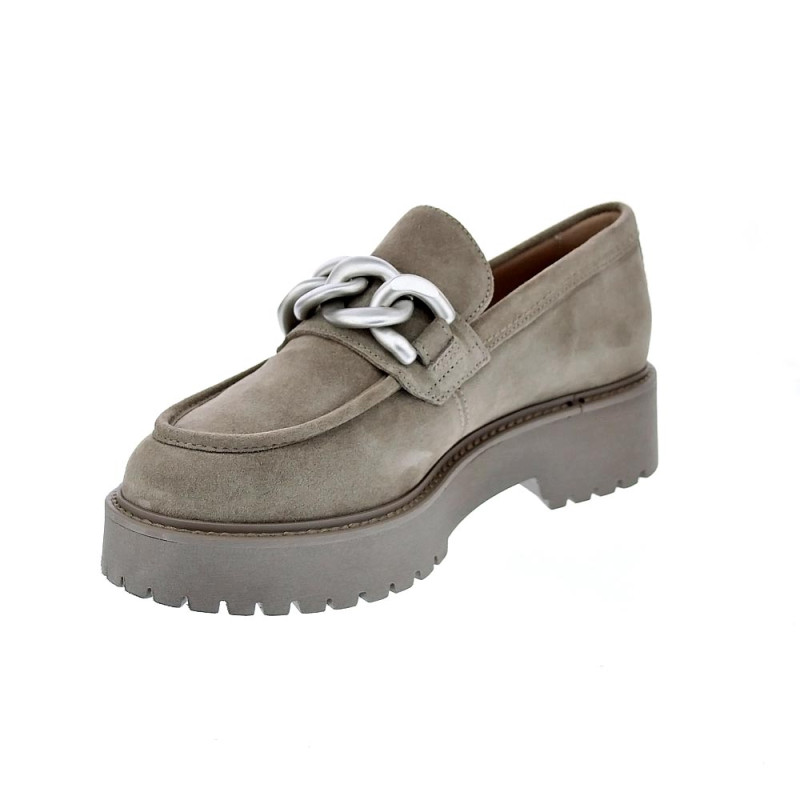 Mocasines Nero Giardini zapatos Mujer modelo I205110D Beige 
