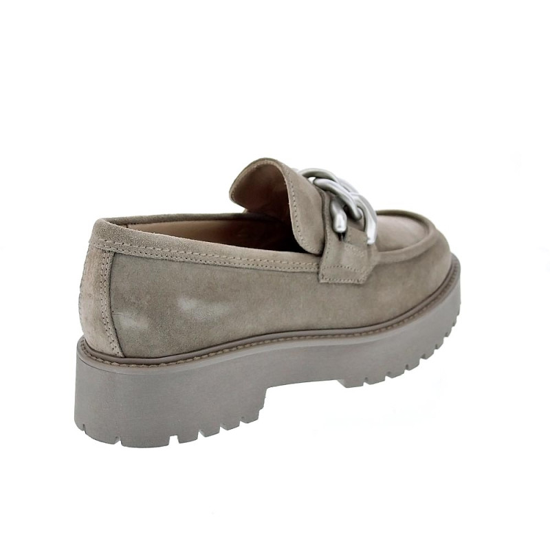 Mocasines Nero Giardini zapatos Mujer modelo I205110D Beige 