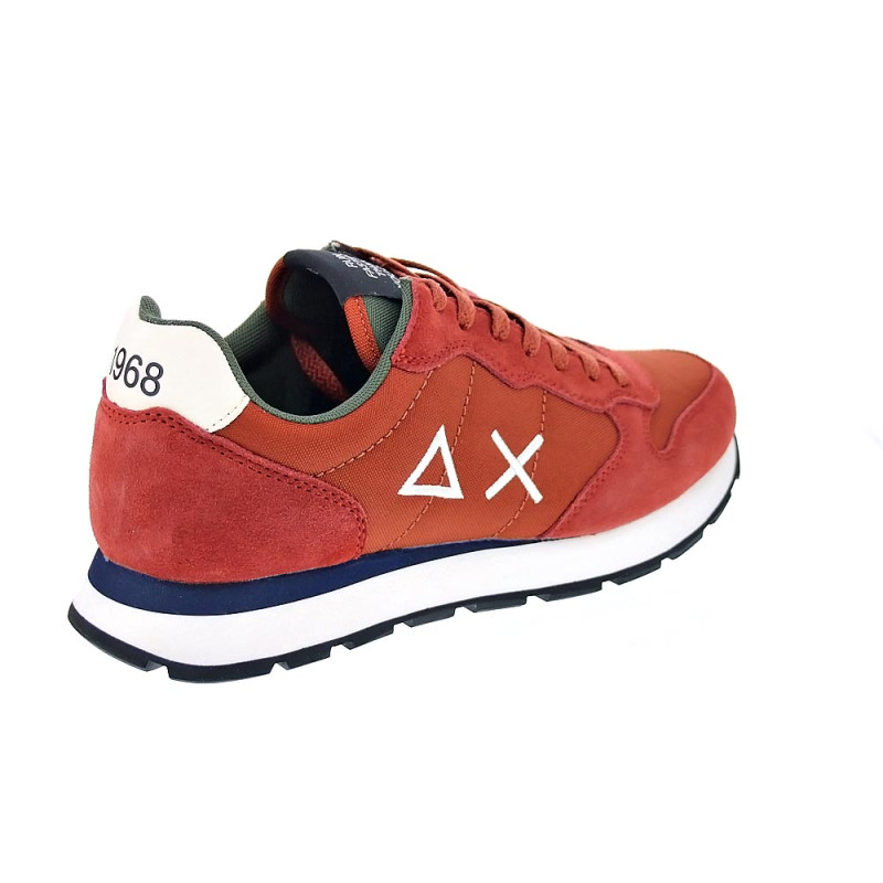 Zapatillas Sun68 AX zapatos Hombre modelo 101 Rojo 