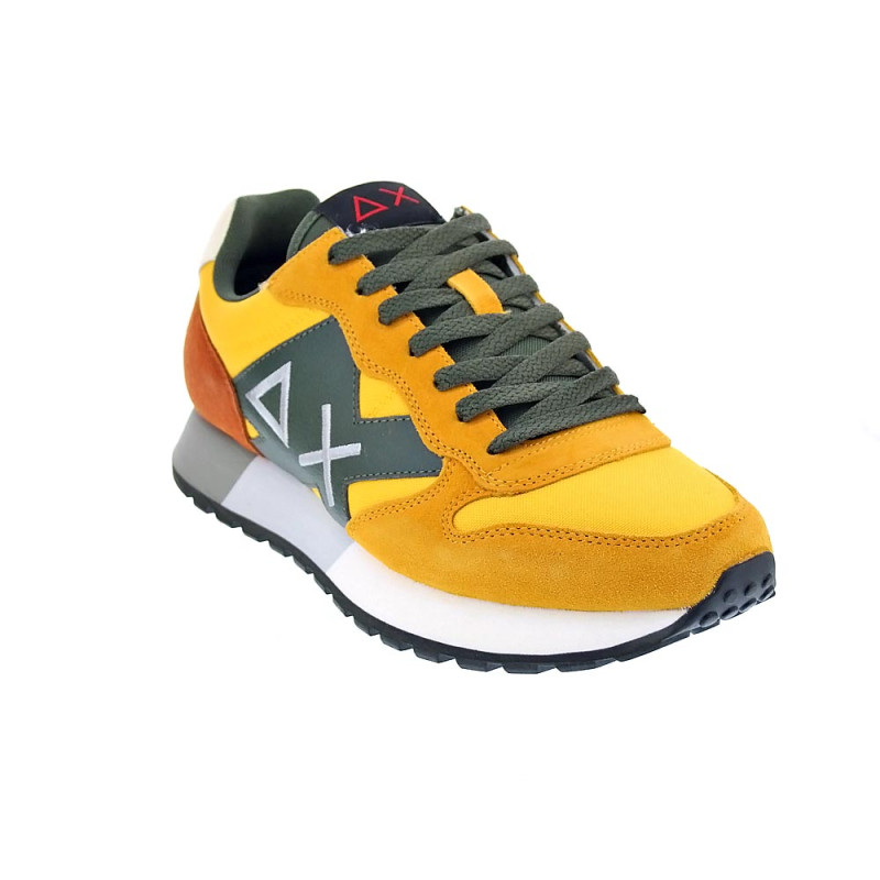 Zapatillas Sun68 AX zapatos Hombre modelo 113 Amarillo 