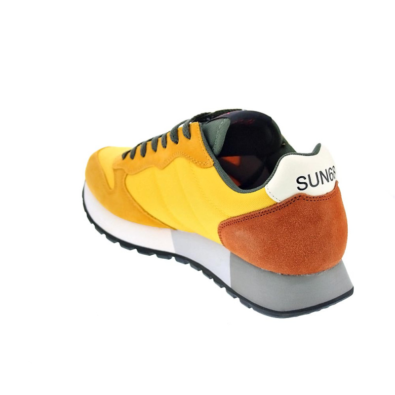 Zapatillas Sun68 AX zapatos Hombre modelo 113 Amarillo 