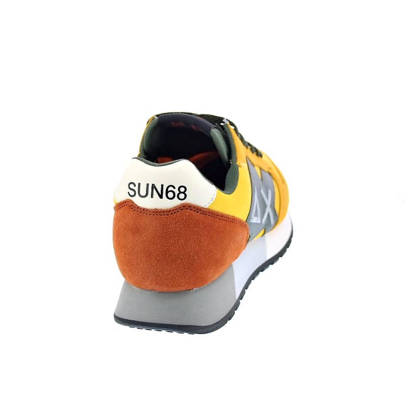Zapatillas Sun68 AX zapatos Hombre modelo 113 Amarillo 