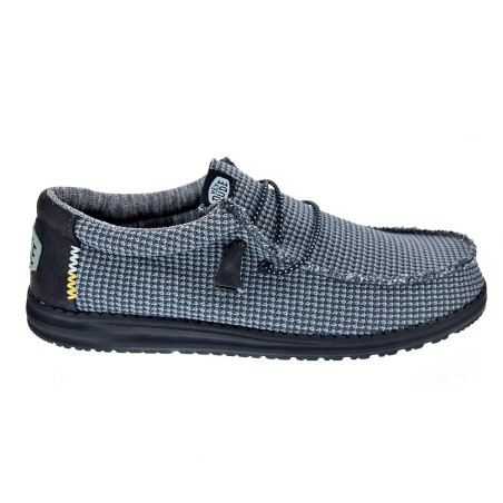 Mocasines Hey Dude zapatos Hombre modelo Wally Sport Negro 