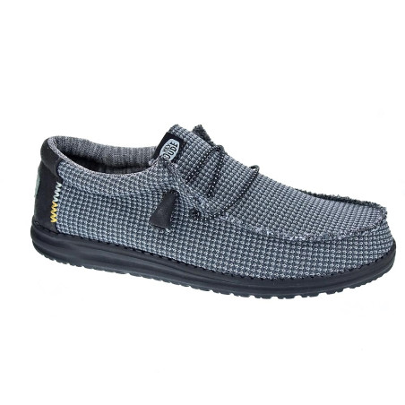 Mocasines Hey Dude zapatos Hombre modelo Wally Sport Negro 