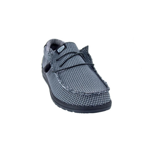 Mocasines Hey Dude zapatos Hombre modelo Wally Sport Negro 