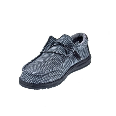 Mocasines Hey Dude zapatos Hombre modelo Wally Sport Negro 
