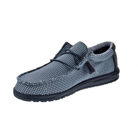 Mocasines Hey Dude zapatos Hombre modelo Wally Sport Negro 