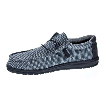 Mocasines Hey Dude zapatos Hombre modelo Wally Sport Negro 