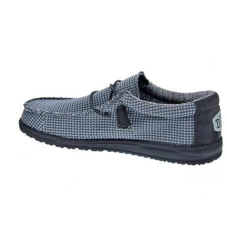 Mocasines Hey Dude zapatos Hombre modelo Wally Sport Negro 