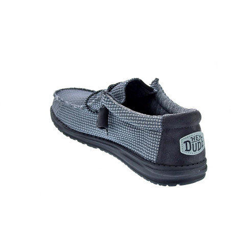 Mocasines Hey Dude zapatos Hombre modelo Wally Sport Negro 