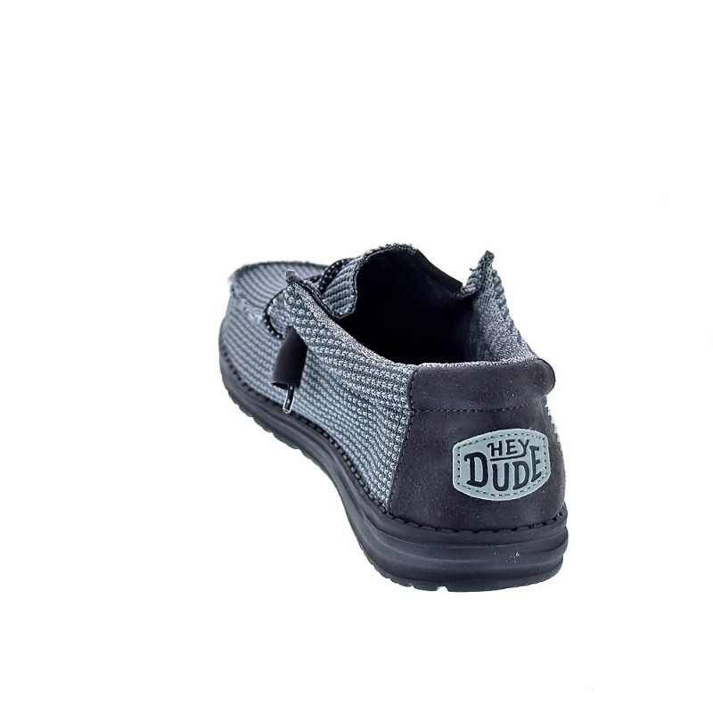 Mocasines Hey Dude zapatos Hombre modelo Wally Sport Negro 