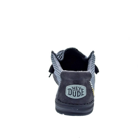 Mocasines Hey Dude zapatos Hombre modelo Wally Sport Negro 