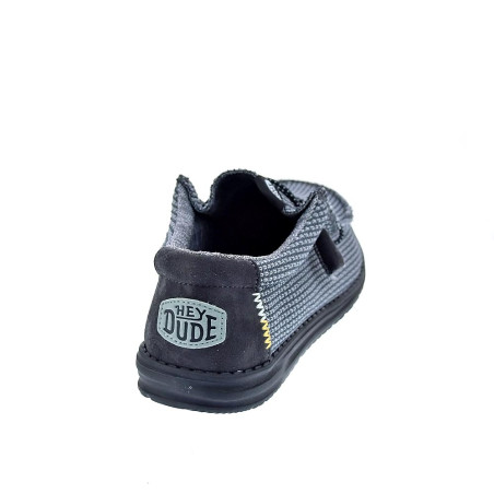 Mocasines Hey Dude zapatos Hombre modelo Wally Sport Negro 