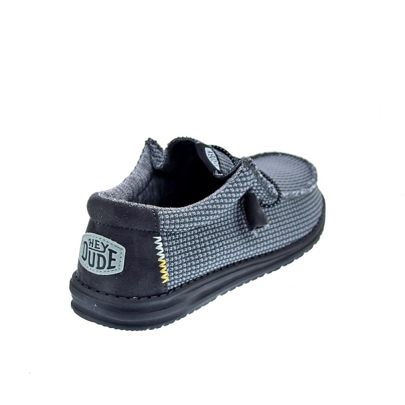 Mocasines Hey Dude zapatos Hombre modelo Wally Sport Negro 
