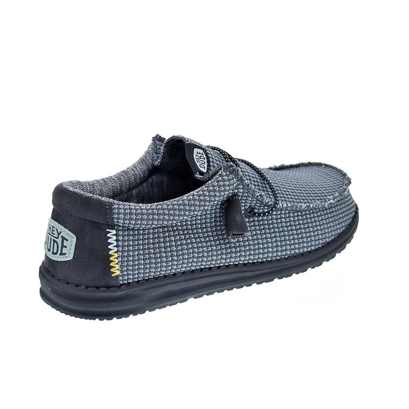 Mocasines Hey Dude zapatos Hombre modelo Wally Sport Negro 