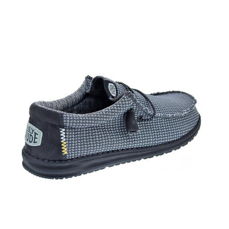 Mocasines Hey Dude zapatos Hombre modelo Wally Sport Negro 