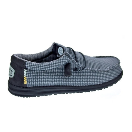 Mocasines Hey Dude zapatos Hombre modelo Wally Sport Negro 