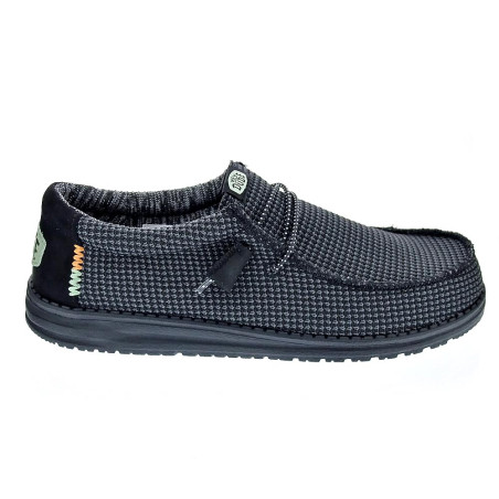 Mocasines Hey Dude zapatos Hombre modelo Wally Sport Negro 