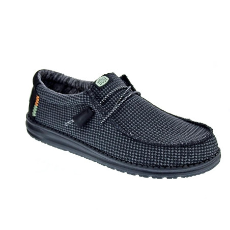 Mocasines Hey Dude zapatos Hombre modelo Wally Sport Negro 