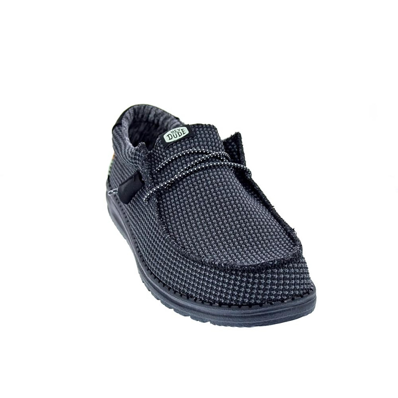Mocasines Hey Dude zapatos Hombre modelo Wally Sport Negro 